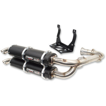 Stage 5 Dual Exhaust - Black