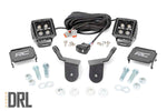 LED Light Kit | Cage Mount | 2" Black Pair | Amber DRL | Honda Pioneer 1000-5