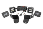 LED Light Kit | Cage Mount | 2" Black Pair | Spot | Polaris General XP 4 1000