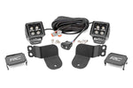 LED Light Kit | Cage Mount | 2" Black Pair | White DRL | Polaris General XP 4 1000