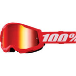 STRATA 2  JUNIOR GOGGLES - RED - RED MIRROR