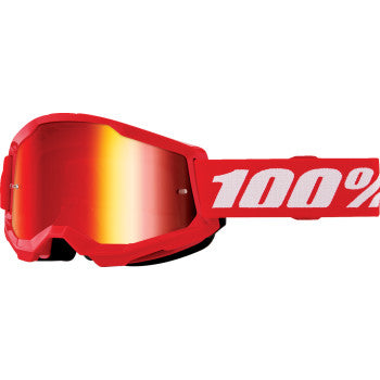 STRATA 2  JUNIOR GOGGLES - RED - RED MIRROR