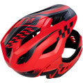 2-in-1 Full Face Helmet - Red - Medium