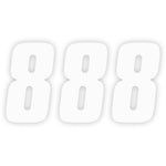 FX Factory Number 8 - White - 4"