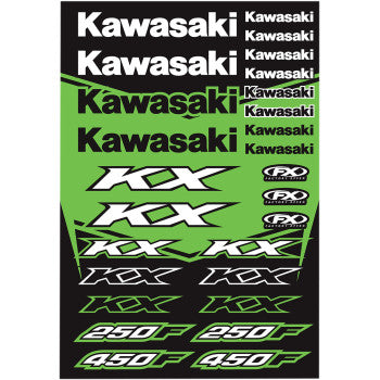 Decal Kit - Kawasaki KX