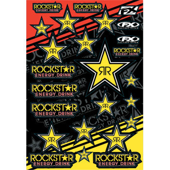 Rockstar Sticker Kit - Reflective Gold