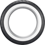 Tire - American Elite - Front - MT90B16 - Wide Whitewall - 72H