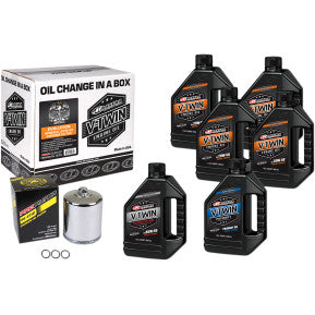 Evolution Mineral 20W-50 Oil Change Kit - Chrome Filter