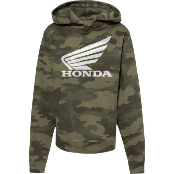 Youth Honda Hoodie - Camo - Medium