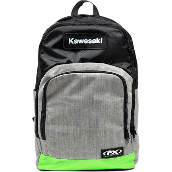 KAWASAKI STARDARD BACKPACK - BLACK/GRAY/GREEN