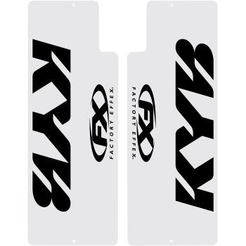 Fork Shield Decal - Upper - Kayaba - Black