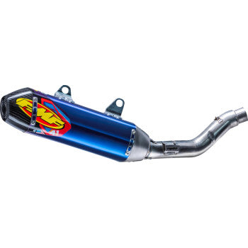 Factory 4.1 RCT Slip-On Muffler with Carbon Cap - Anodized Titanium - KX 250