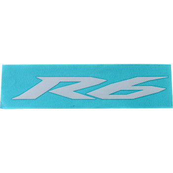 R6 Decal - White - 12"