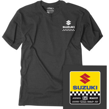 Youth Suzuki Starting Line T-Shirt - Heather Charcoal - XL