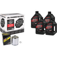 Quick Change Twin Cam Synthetic 20W-50 Oil Change Kit - Chrome Filter