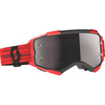 Fury Goggle - Red - Silver Chrome Works Lens