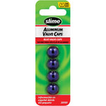 Valve Stem Caps - Blue - 4 Pack