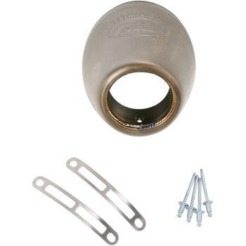 End Cap - Titanium - Factory 4.1
