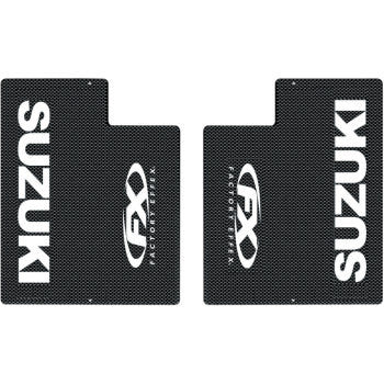 Carbon Fiber Fork Shield - Suzuki