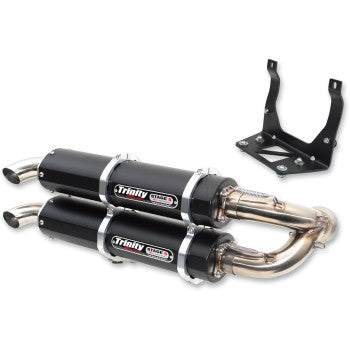 Stage 5 Slip-On Dual Muffler - Black