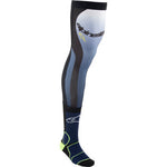 Knee Brace Socks - Navy/Black/Yellow - Large/XL