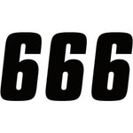 FX Factory Number 6 - Black - 4"