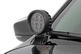 LED Light Kit | Ditch Mount | 2" Black Pair | White DRL | Jeep Cherokee KL (14-21)