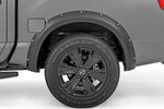 Pocket Fender Flares | Crew Cab | W/O Emblem | Gloss Black | Nissan Titan (17-24)