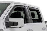 Side Window Deflectors | In Channel Rain Guard | Ford F-150/Lightning/F-250/F-350/Raptor (15-25)