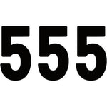 Mini Pro Number 5 - Black - 5"