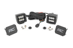 LED Light Kit | Ditch Mount | 2" Black Pair | Spot Pattern | Ford Bronco (21-25)