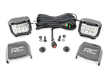 LED Light Kit | Ditch Mount |  2" Chrome Pair | Wide | Ford Bronco 4WD (21-25)