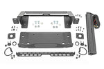 High Winch Mount | All Models | 20 Inch Black Single Row LED | DRL | Ford Bronco (21-25)