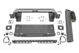 High Winch Mount | All Models | 20 Inch Black Single Row LED | DRL | Ford Bronco (21-25)