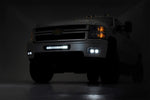 LED Light Kit | Fog Mount | 2" Black Pair | White DRL | Chevy Silverado 2500 HD/3500 HD (11-14)