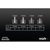 Revo-F Pedals - Flat - Black