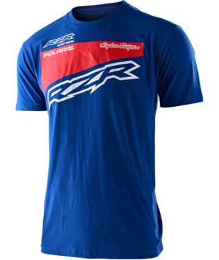 Short Sleeve Tee Polaris Blue / Red XL