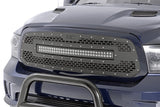 Mesh Grille | 30" Dual Row LED | Black | Ram 1500 2WD/4WD (2013-2018 & Classic)