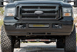 LED Light Kit | Bumper Mount | 2" Black Dual Row | White DRL | Ford F-250/F-350 Super Duty (05-07)