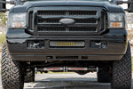 LED Light Kit | Bumper Mount | 2" Black Dual Row | Amber DRL | Ford F-250/F-350 Super Duty (05-07)