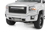 Mesh Grille | 30" Dual Row LED | Black | Amber DRL | GMC Sierra 1500 (14-15)