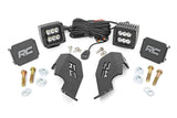 LED Light Kit | Cage Mount | 2" Black Pair | Honda Talon 1000X-4