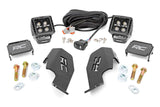 LED Light Kit | Cage Mount | 2" Black Pair | White DRL | Honda Talon 1000X