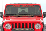 LED Light Kit | Hood Mount | 30" Black Single Row | Jeep Gladiator JT/Wrangler JL (18-25)