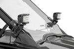 LED Light Kit | "A" Pillar Mount | 2" Chrome Pair | Wide Angle | Polaris RZR PRO XP