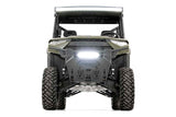 LED Light Kit | Bumper Mount | 12" Black Single Row | Polaris Ranger XP 1000