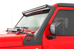 LED Light Kit | Windshield Mount | 50" BLK Dual Row | Jeep Gladiator JT/Wrangler JL (18-25)