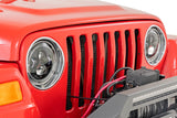 7 Inch DRL Halo LED Headlights | DOT Approved | Jeep Wrangler TJ 4WD (1997-2006)