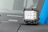 LED Light Kit | Ditch Mount | 2" Black Pair | Flood Pattern | Ford Bronco (21-25)