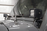 LED Light Mount | Lower Windshield | Pod | Jeep Wrangler JK/Wrangler Unlimited (07-18)